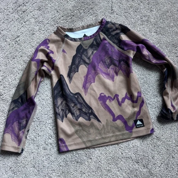 Burton Toddler 3T Base Layer Set Abstract Print Thermal Top & Leggings - Picture 2 of 9